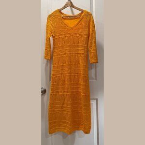 Textured Knit Overlay Dress | Madison + Hudson Size S
